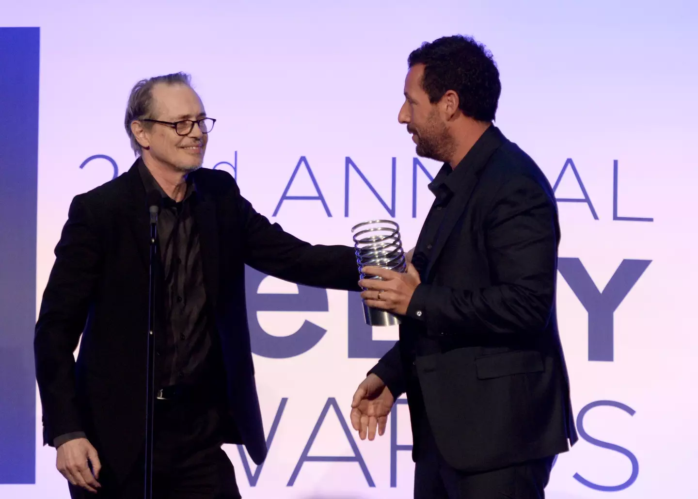 Steve Buscemi knows Adam Sandler has got him. (Andrew Toth/Getty Images for The Webby Awards)