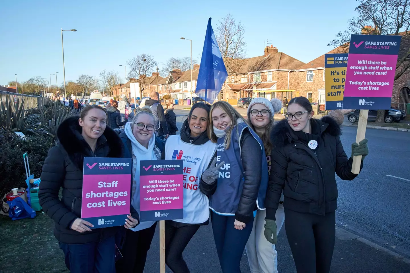 Nurses have been striking over pay this week.