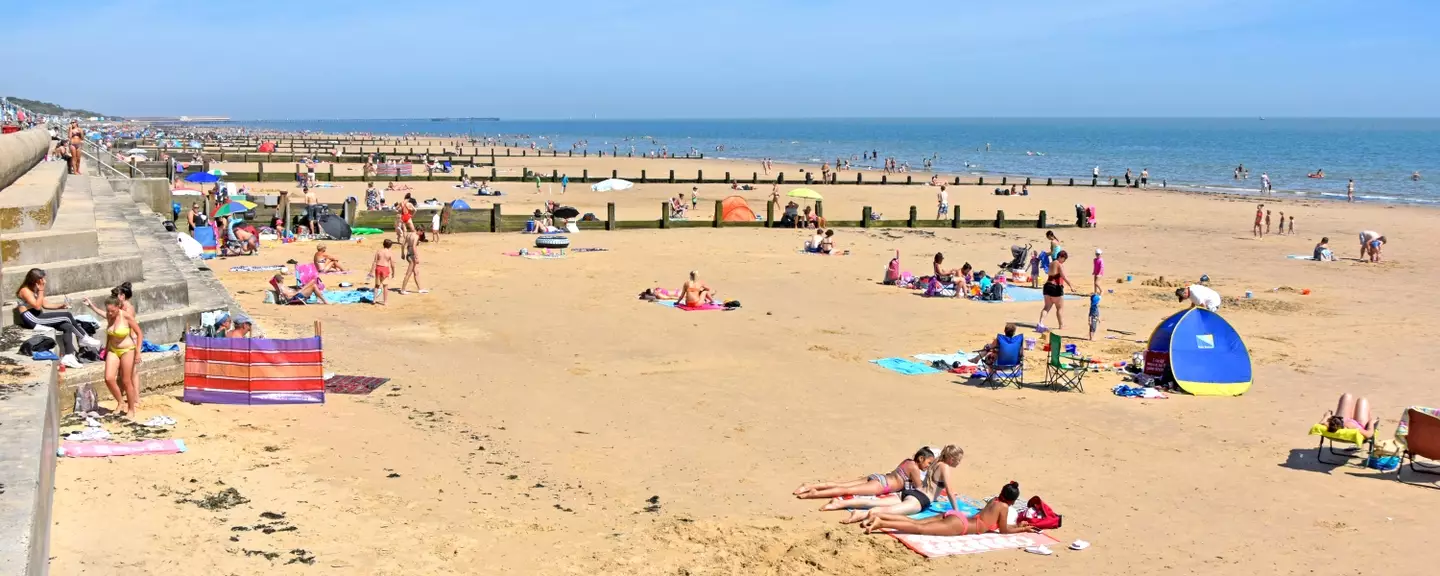 Loads of people hit the beach this weekend.