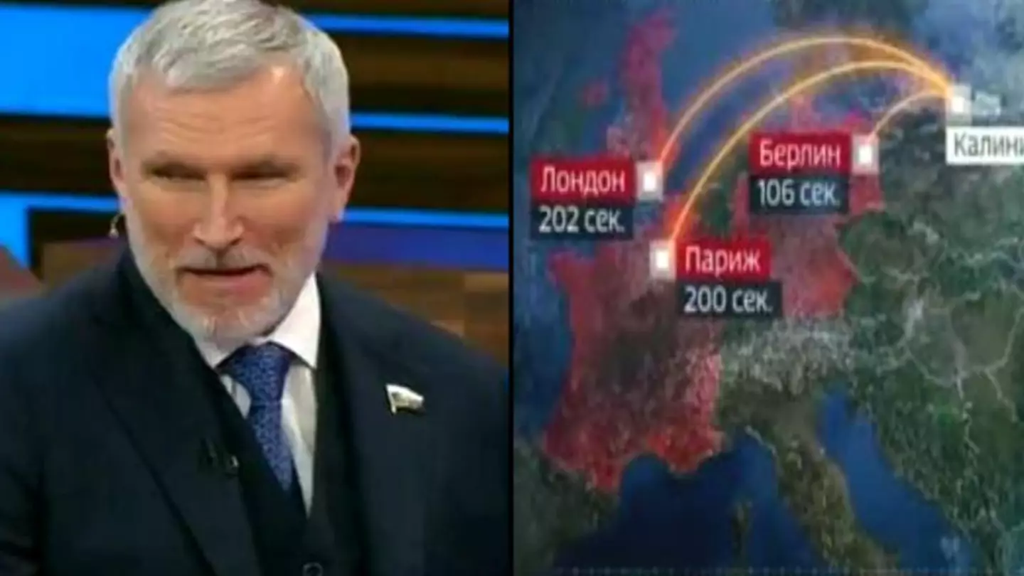 Russian TV Simulates Nuking Europe In 200 Seconds With Zero Survivors