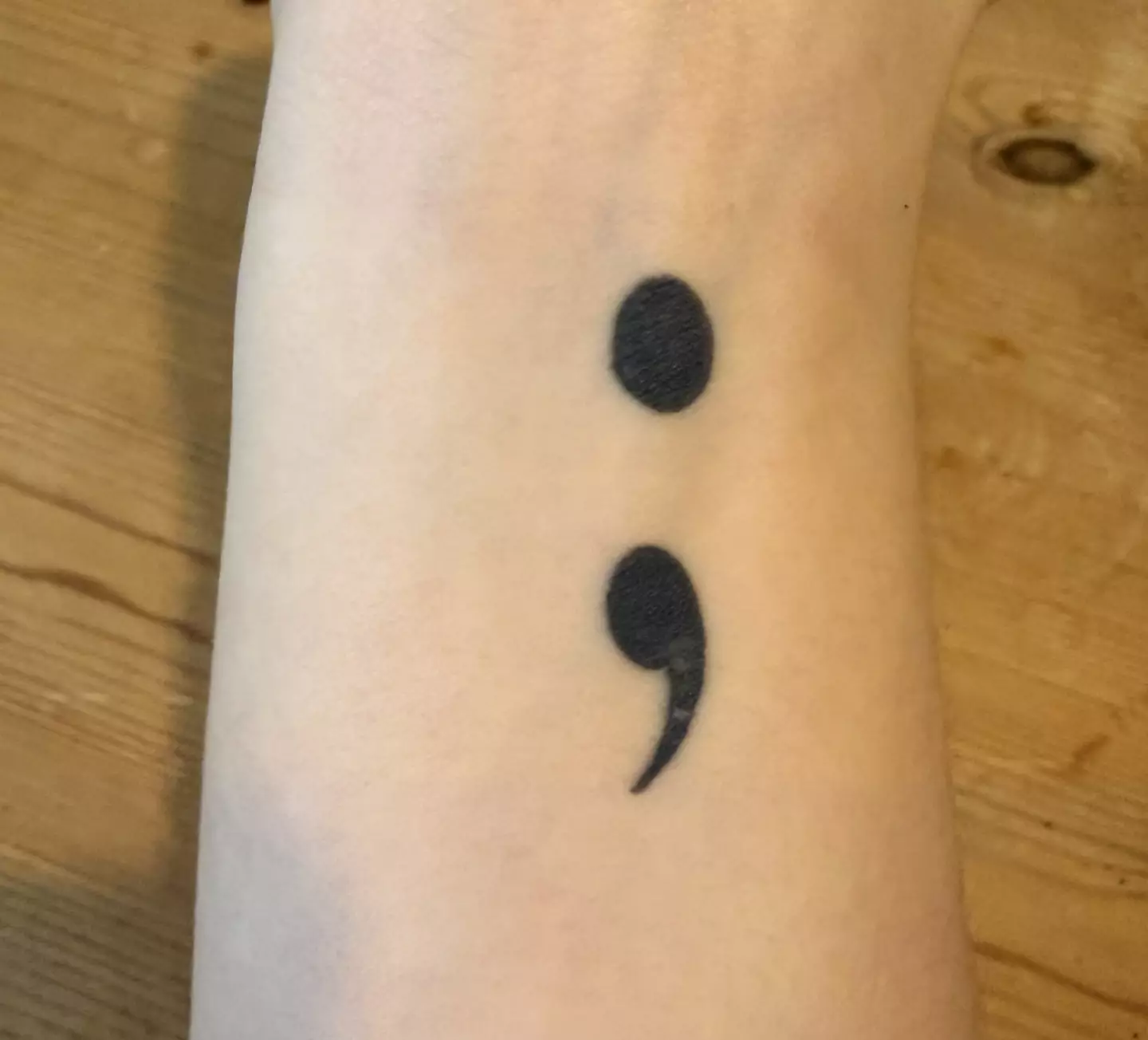 The tattoo held a deep meaning for Harriet (SWNS)