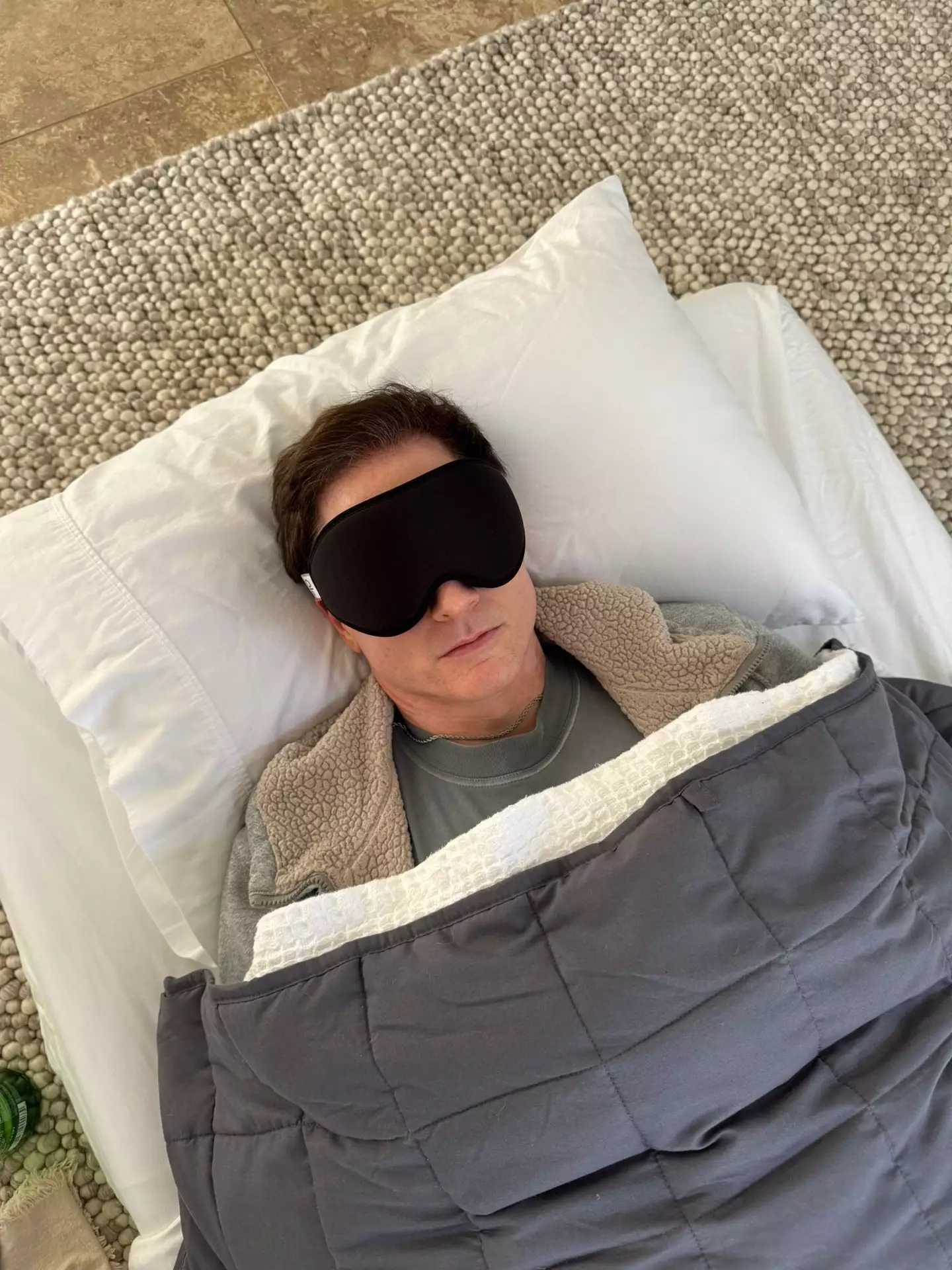 Johnson described his bed as a 'playground' (x/bryan_johnson)