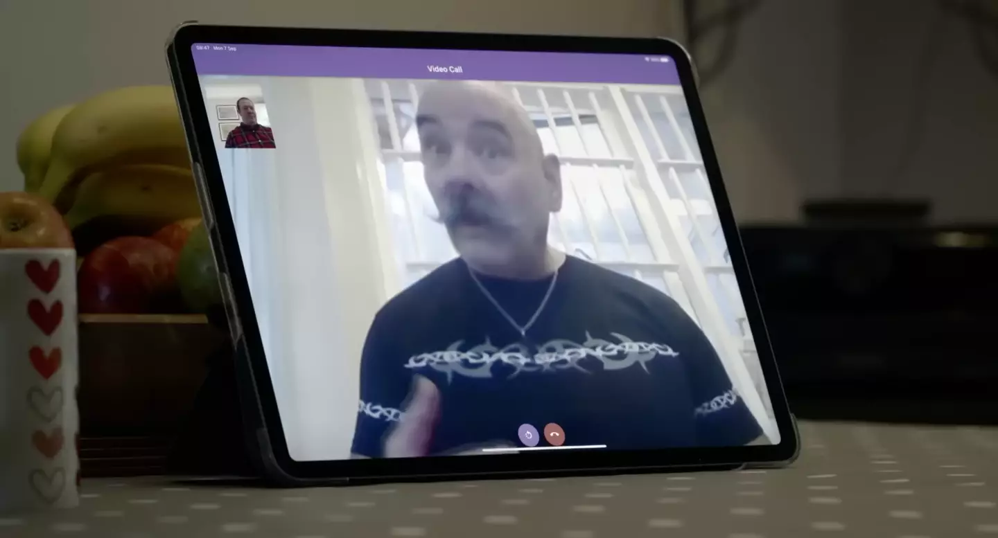 Bamby secretly recorded a video call with his father to campaign for his release.