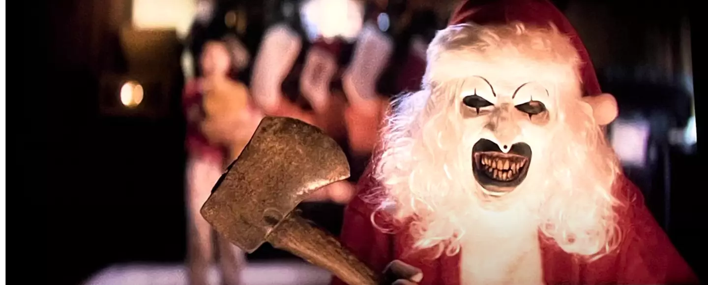 Art the Clown is getting into the festive spirit.