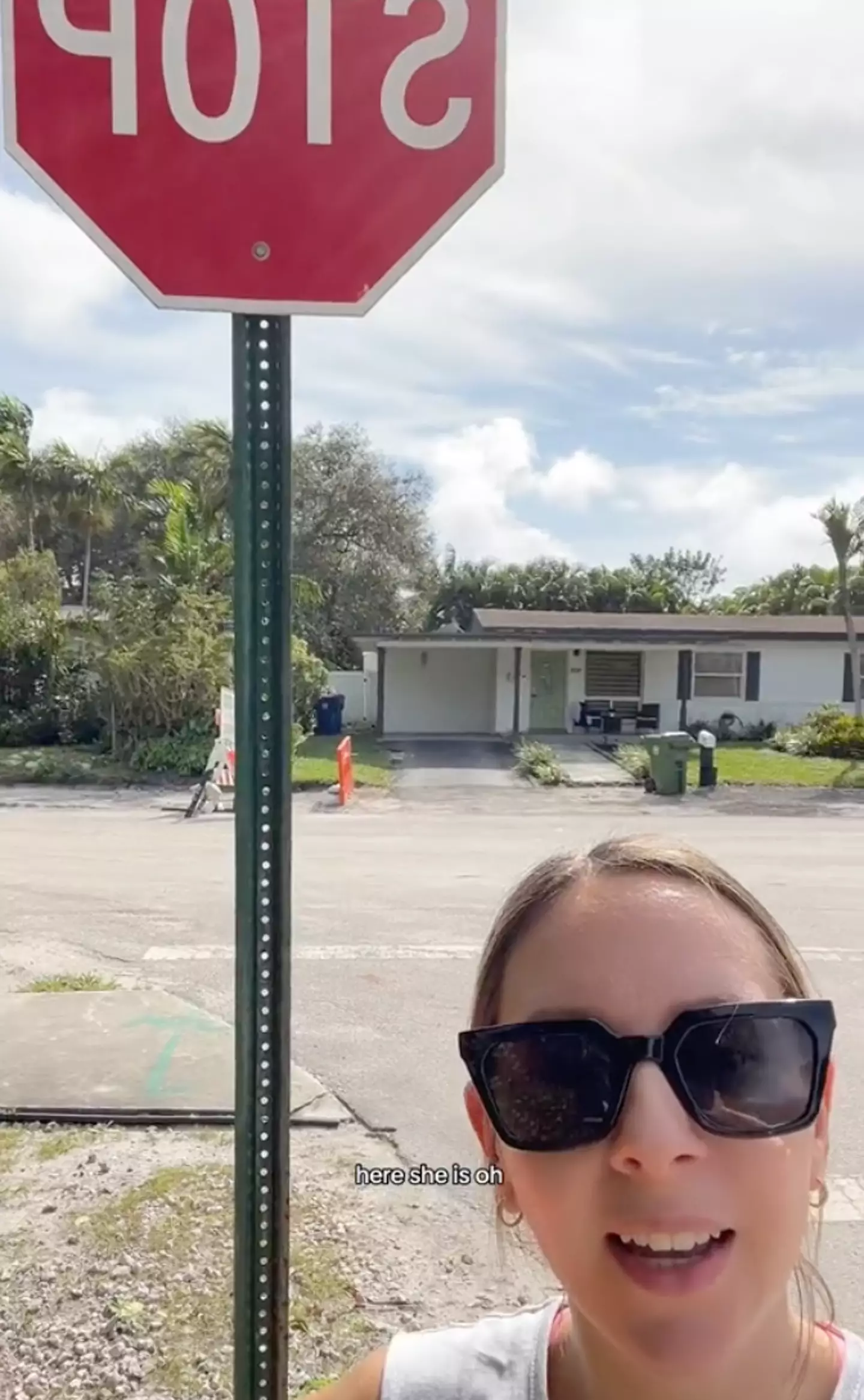 Amber shared her confusion about American stop signs.