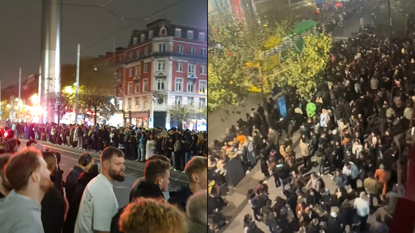 Crowds line the streets of Dublin for Halloween parade that didn't actually exist
