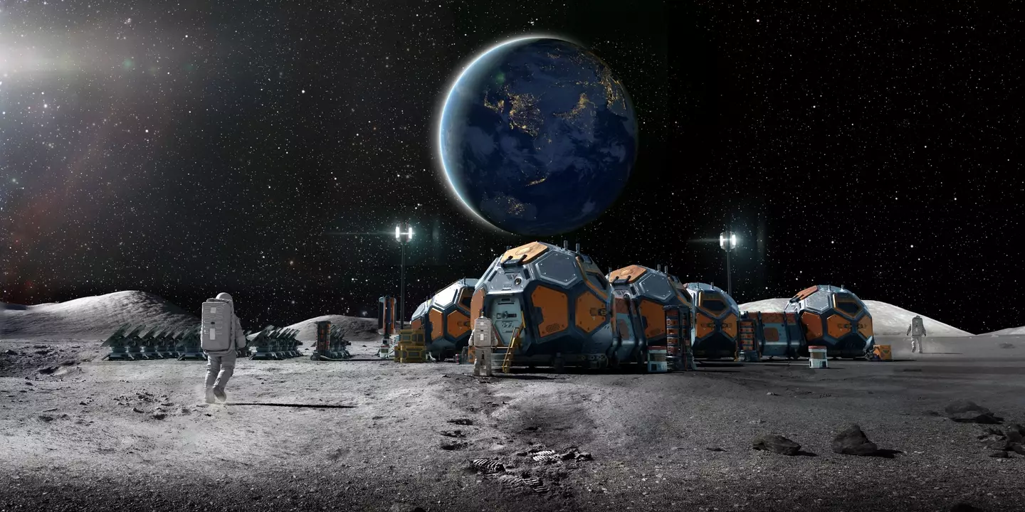 "Well, we've completely clogged up the moon base with food wrappers. Now what do we do?" (Getty Stock Photo)
