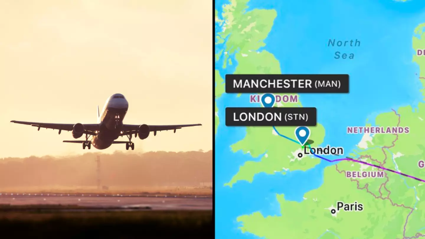 Brits flying from Manchester to London get way more than they bargained for when they realise where they actually landed