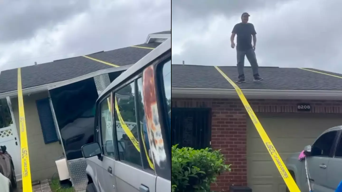 Man who strapped his house down in preparation for Hurricane Milton isn't taking them off yet for important reason