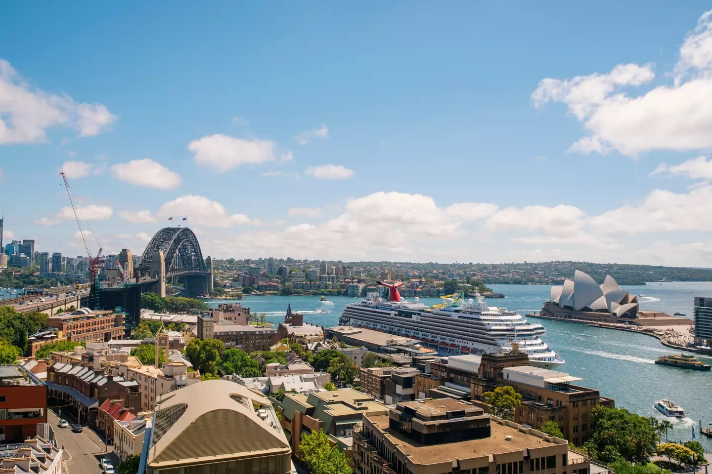 Cruise ship in Sydney Harbour (Getty Stock Images)