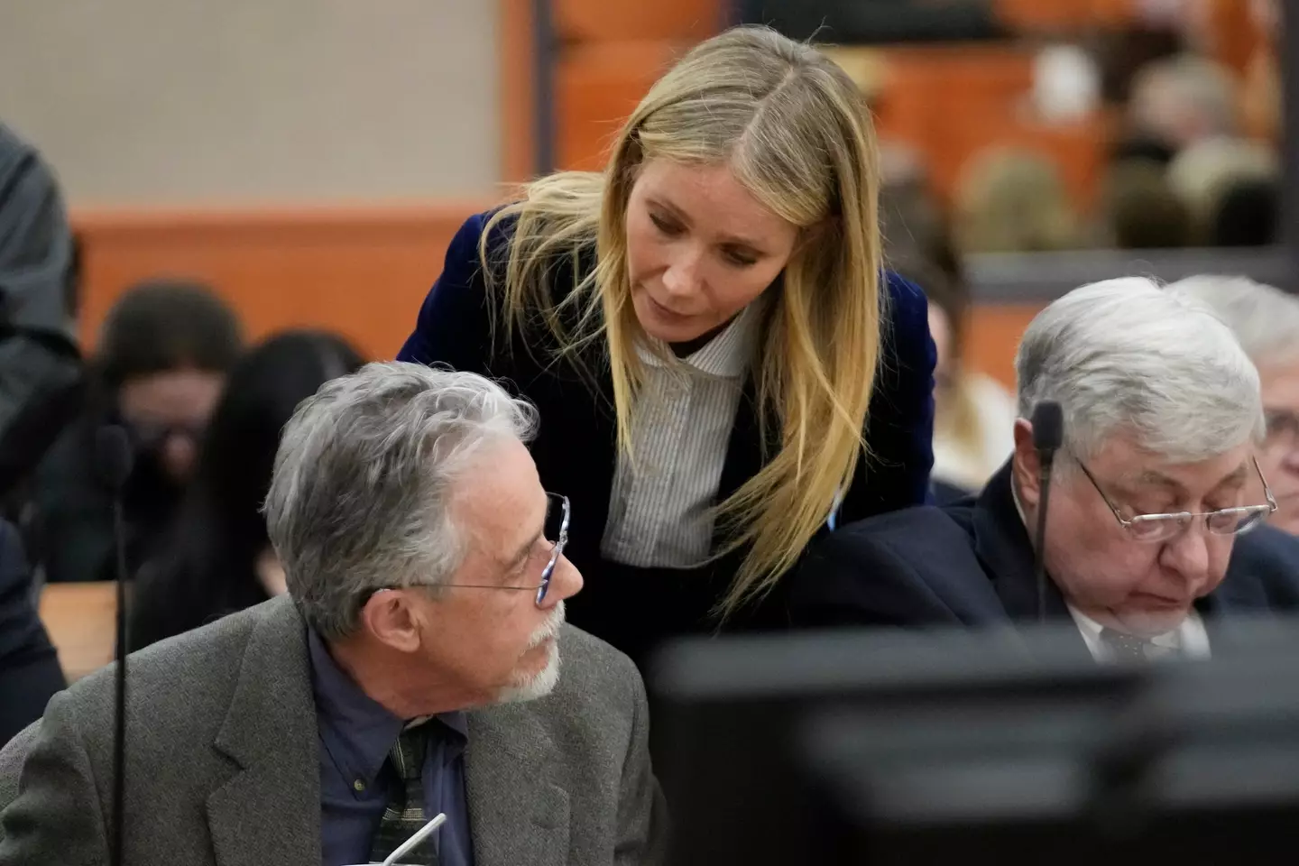 She reportedly told Sanderson she 'wished him well' (Pool via Getty Images)