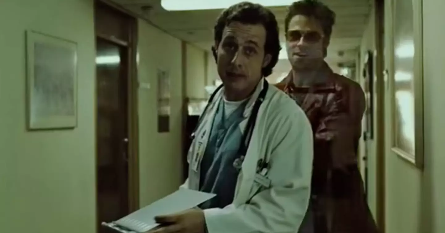 Pitt's Tyler Durden appeared earlier in the film (20th Century Fox)