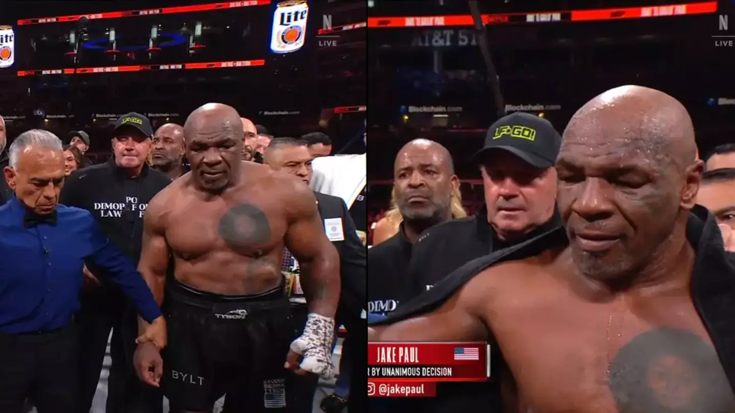 Fans spot specific detail that shows how Mike Tyson really felt after losing to Jake Paul