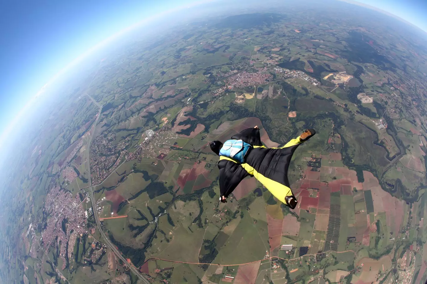 Stock image of wingsuit skydiver (Getty Stock Image)