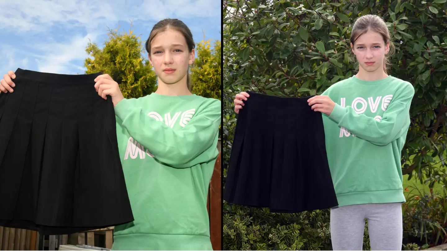 Schoolgirl in tears after being put in isolation over Asda skirt as teacher 'checks label'