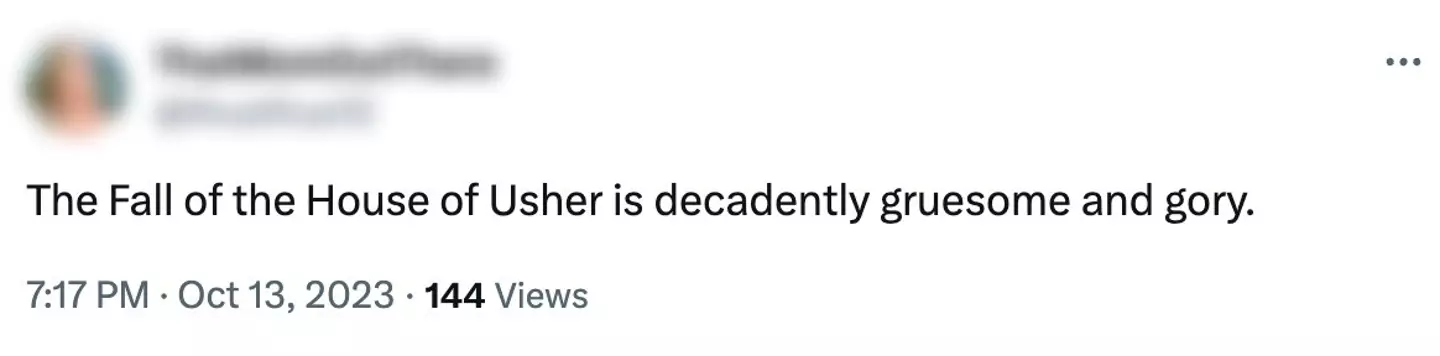 'Decadently gruesome' is certainly one way of putting it.