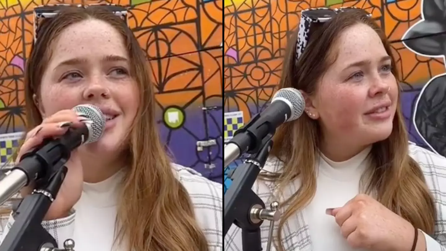 Busker Praised For How She Handled Man Complaining About Her 'Painfully Loud' Singing