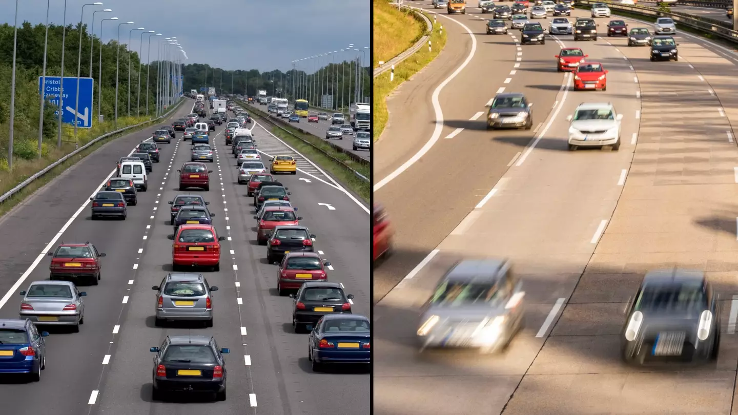 Expensive warning issued to drivers who hog the middle lane on the motorway