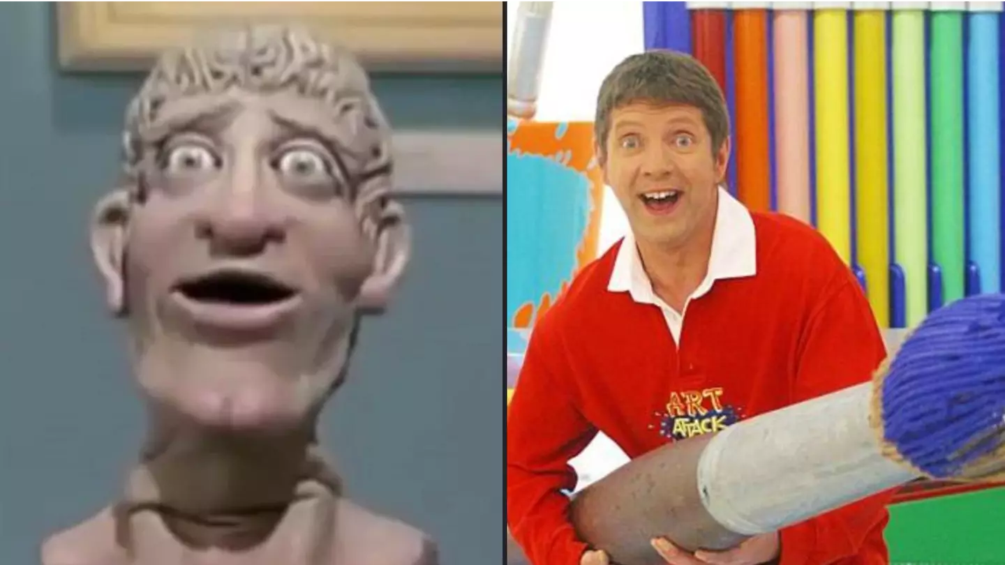 People’s childhoods ‘ruined’ after spotting Art Attack’s hidden X-rated message on Talking Head