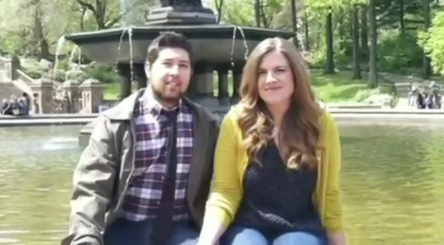 Brittany Gibbons and her spouse, Andy, enjoyed the benefits of the 365-day experiment for years afterwards (YouTube/HLN)
