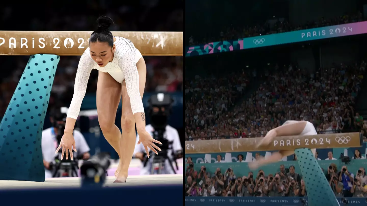 Simone Biles issues response to Sunisa Lee after suffering big fall at Paris Olympics