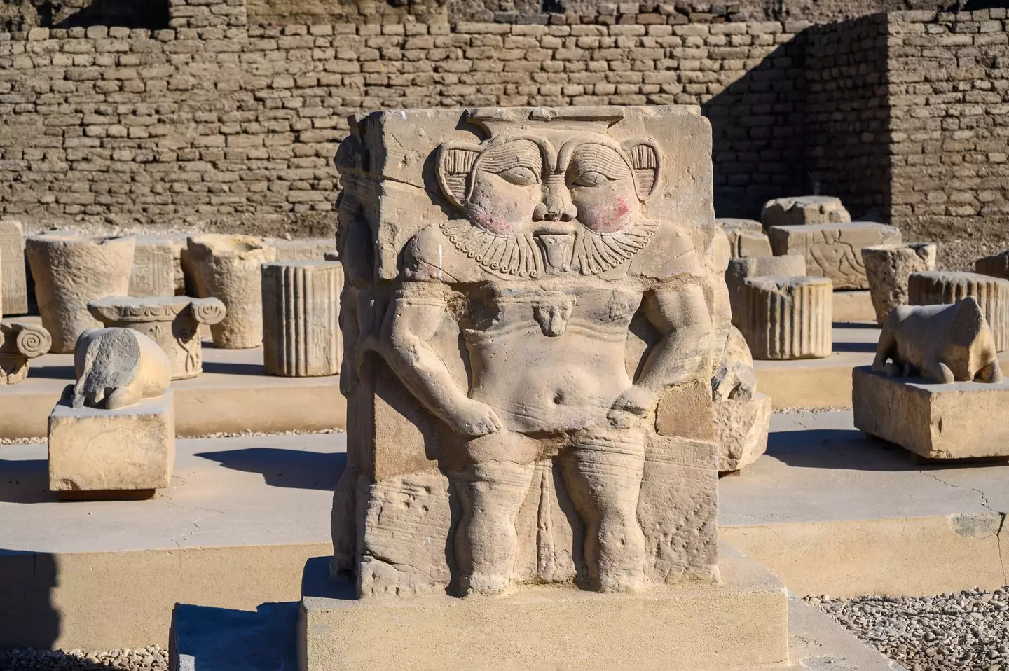 A statue of Bes, the Ancient Egyptian god of fertility (Getty Stock Images)