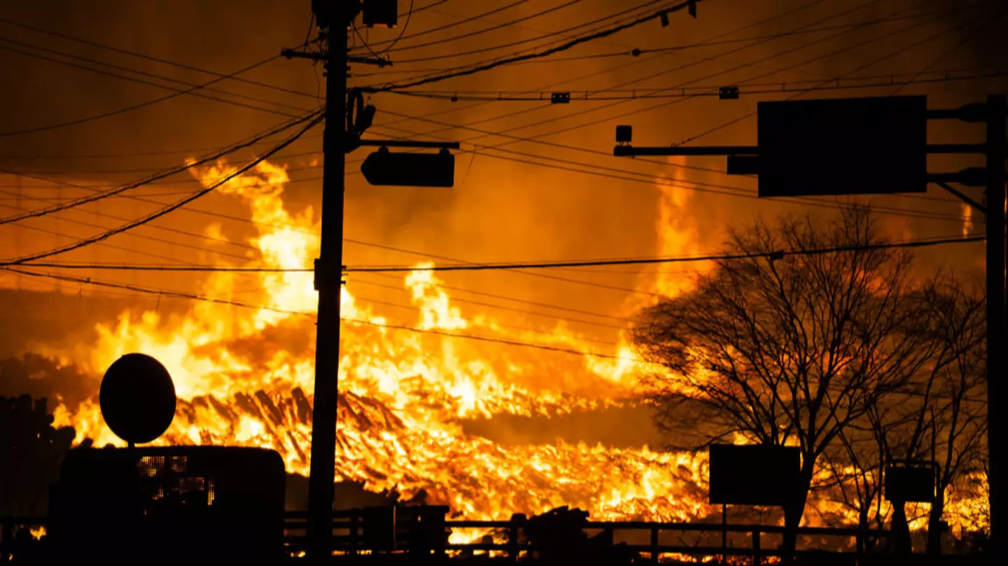 Helicopter crashes in horrific scenes during South Korean wildfires which have killed at least 23 people