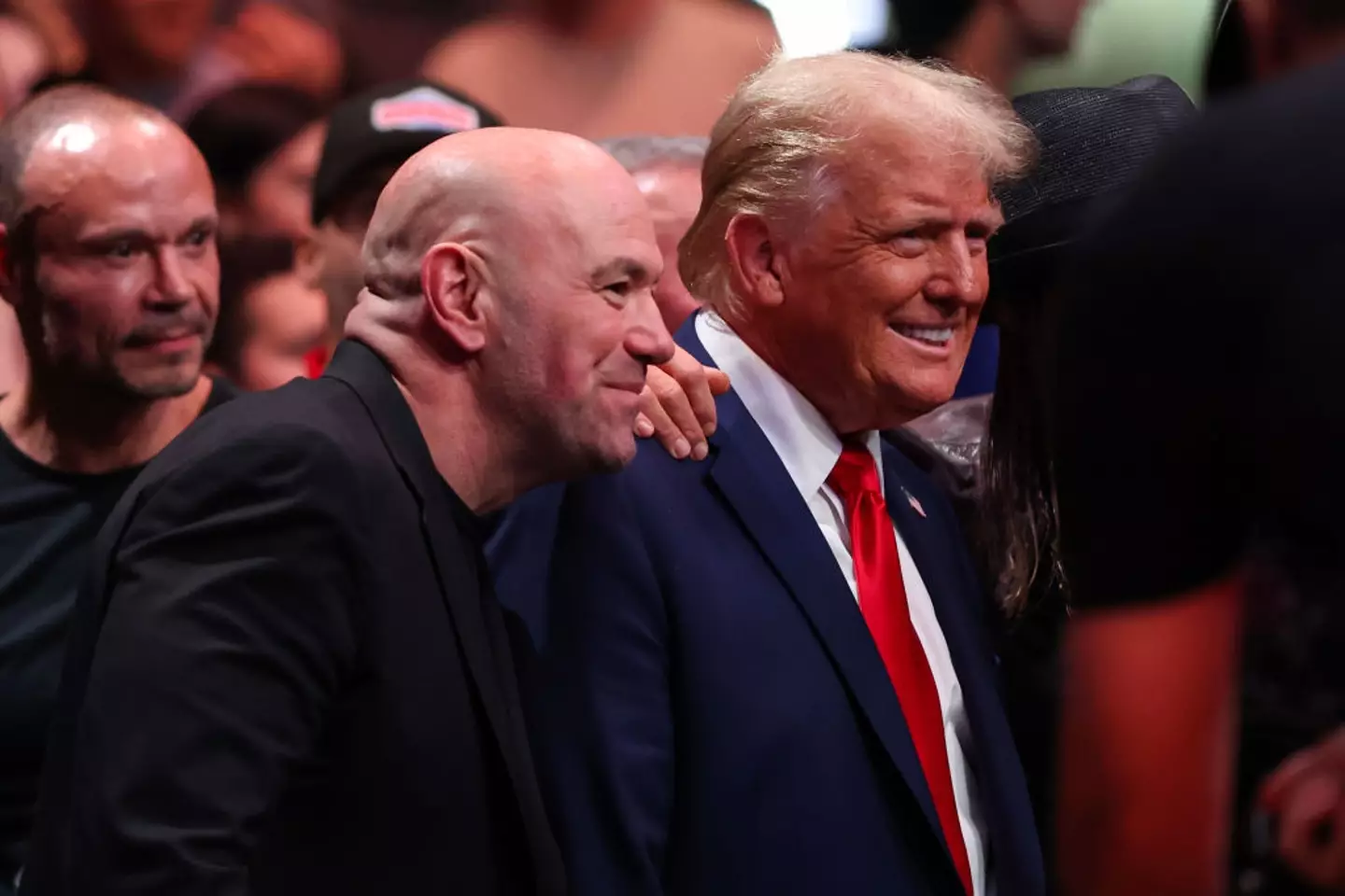 Joe Rogan has been a long-time supporter of Trump but has been critical of late (Sarah Stier/Getty Images)