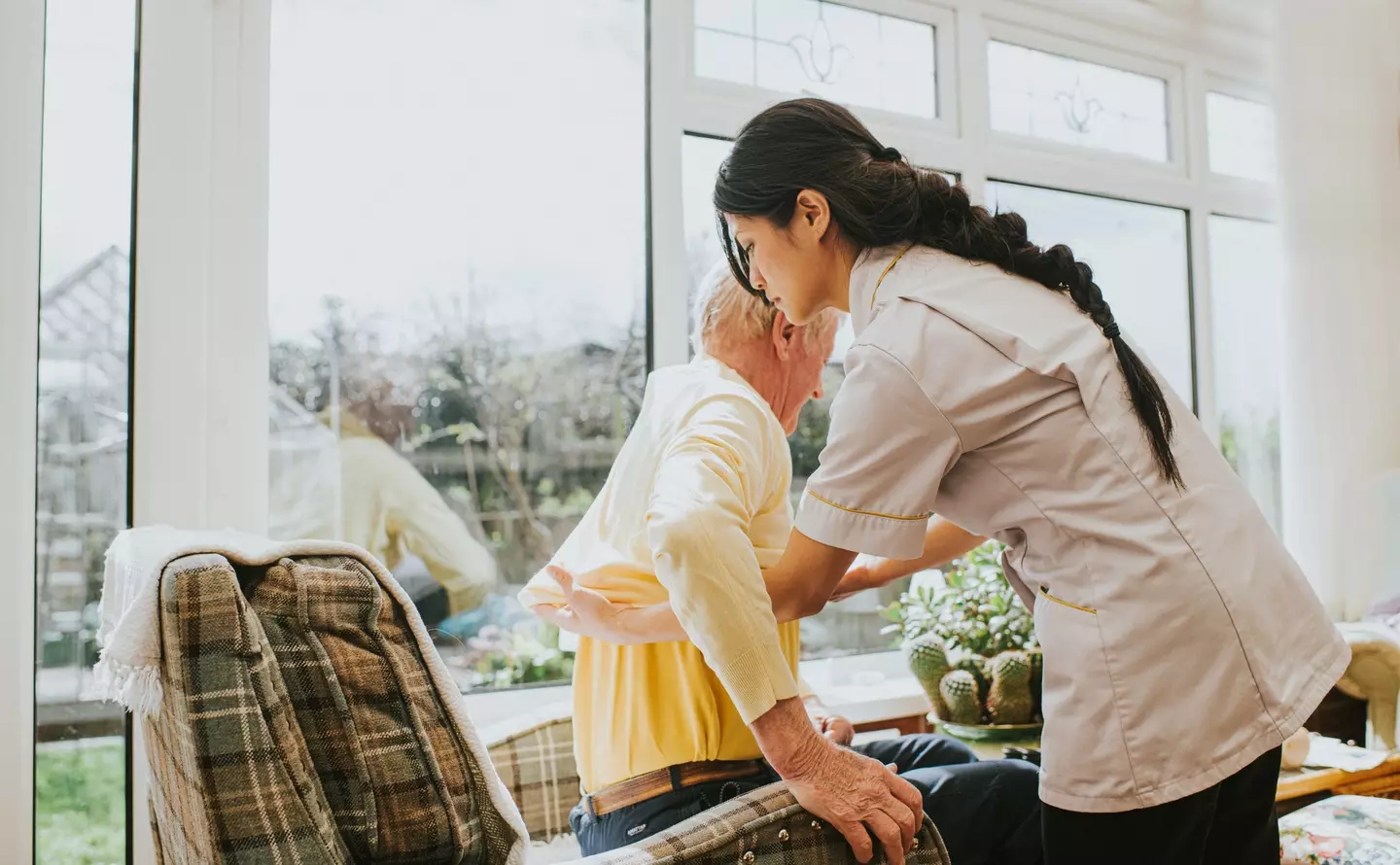 Hospice carers are often the strongest of people (Getty Stock)