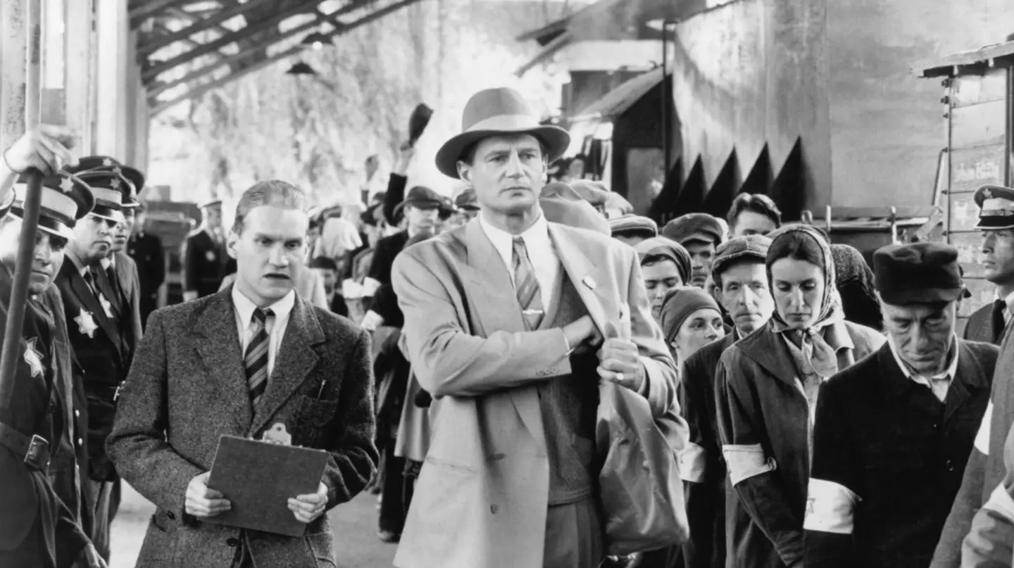 Liam Neeson stars as Oskar Schindler in the film (Universal Pictures)