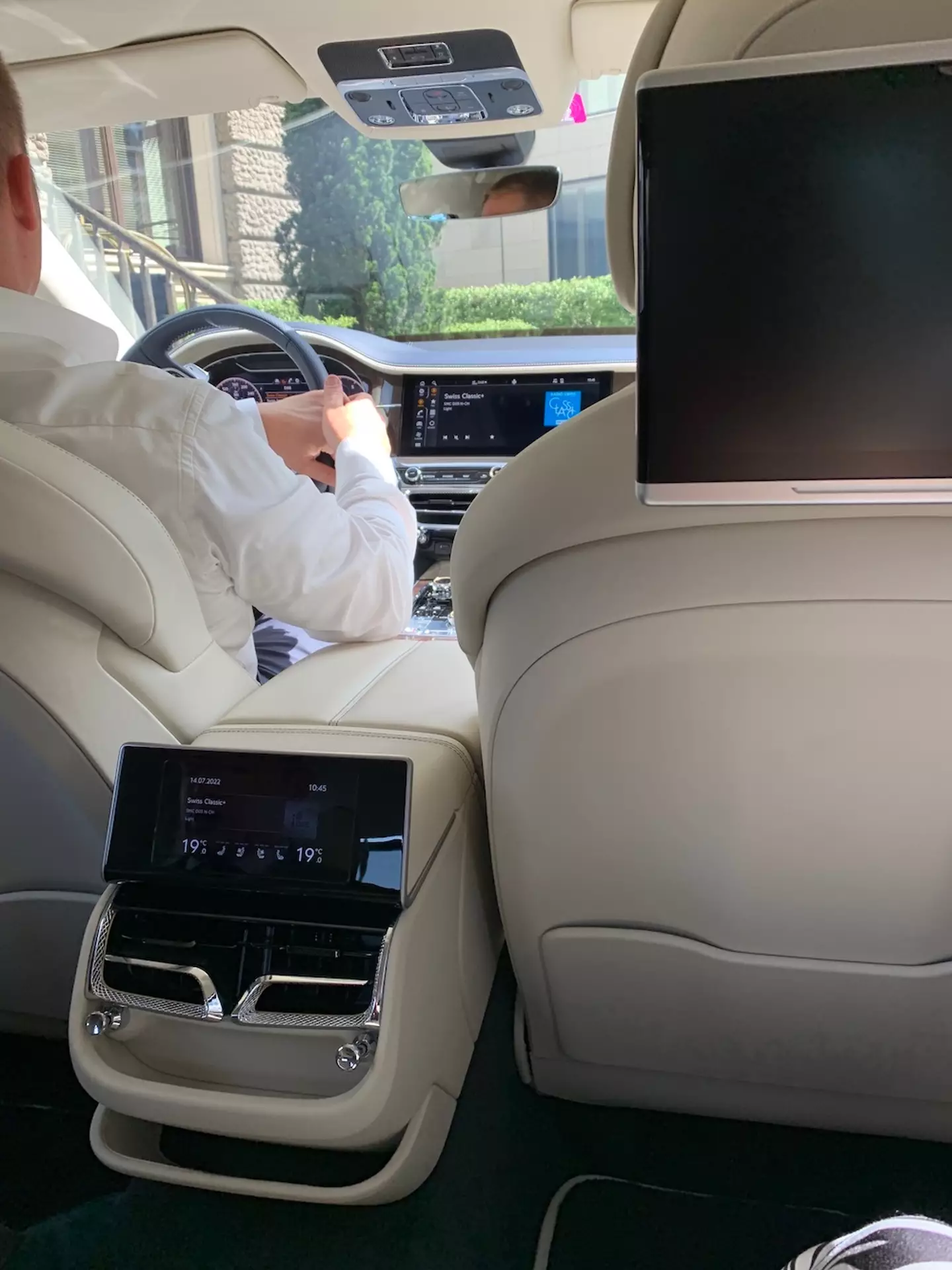 It's not every day you get driven around in a Bentley.