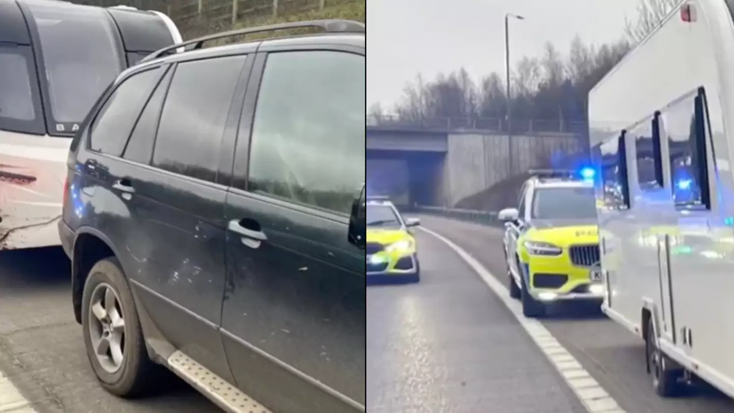 11-year-old boy arrested by police after being stopped with suspected stolen vehicle on motorway