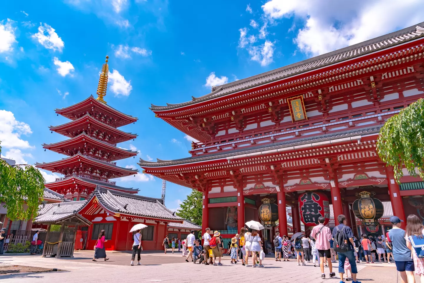 Sensoji Temple in Tokyo.