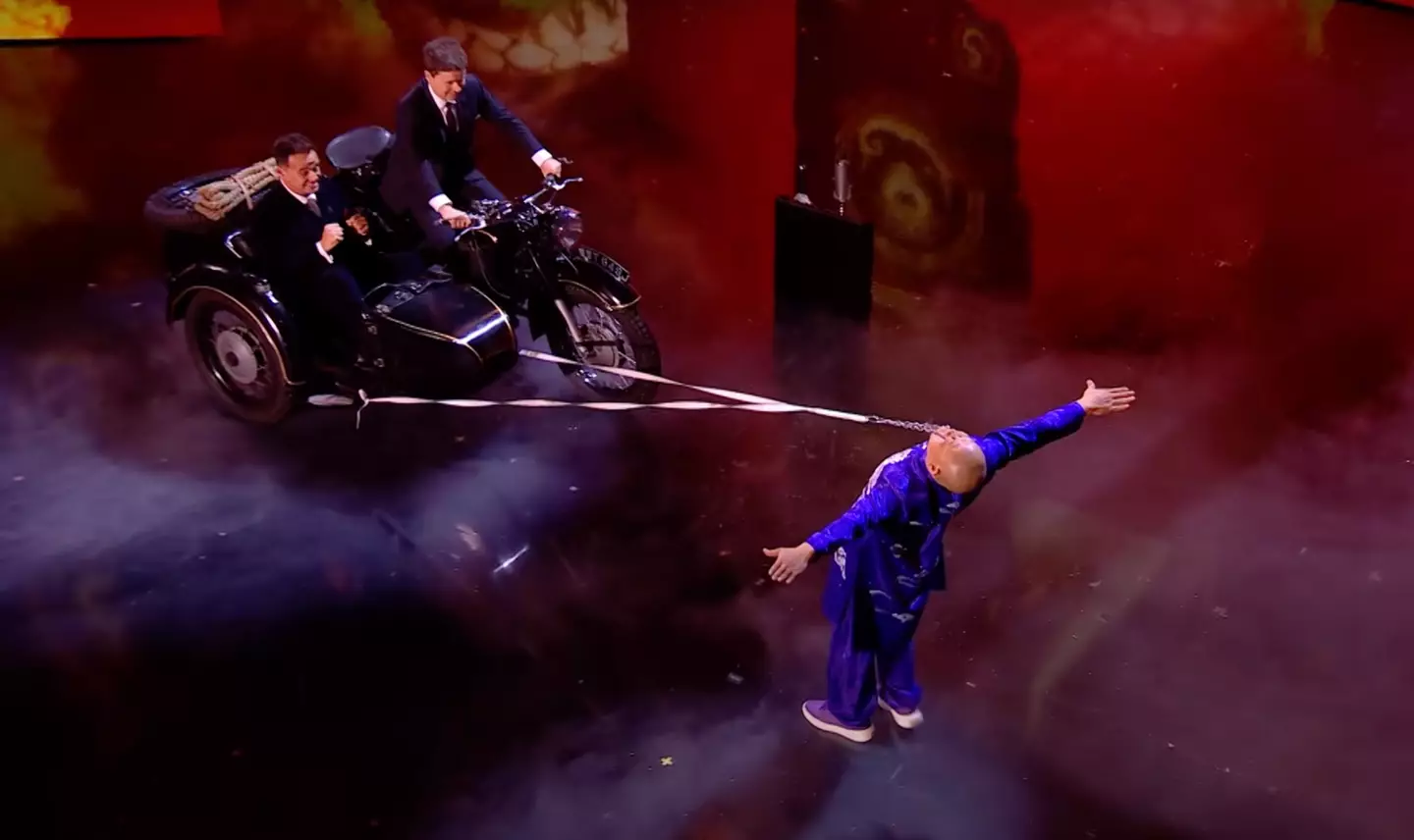 Bao took Ant and Dec for a ride (ITV)