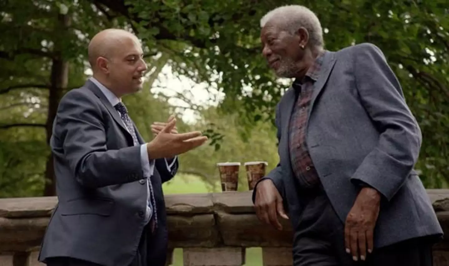 Dr Parma shared his hypothesis with Morgan Freeman.