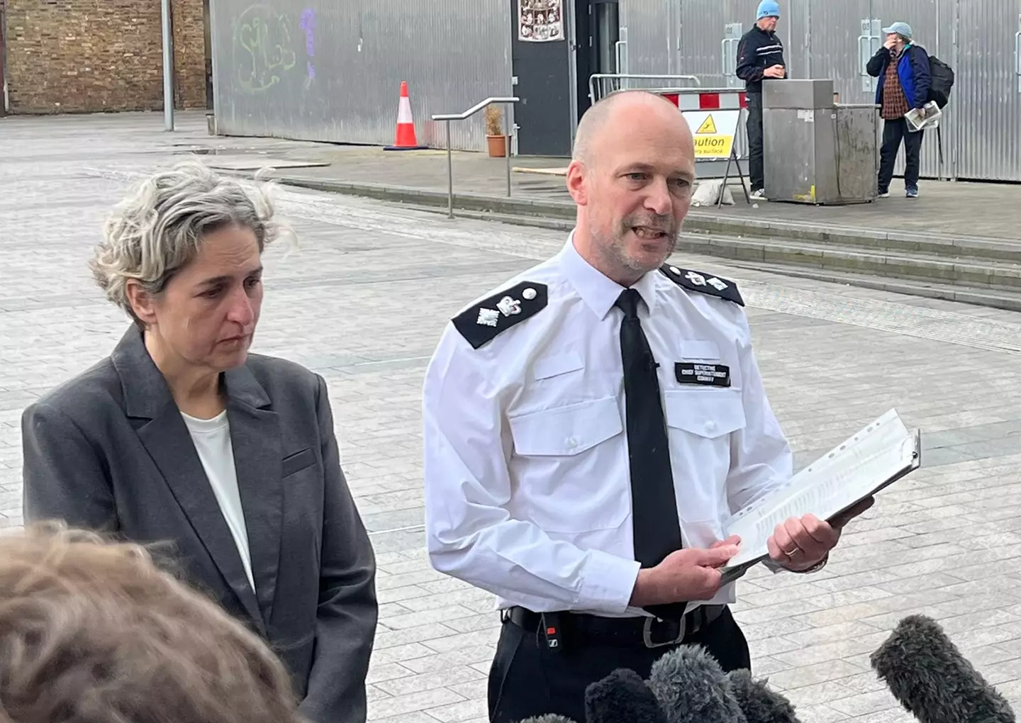 Chief Superintendent James Conway spoke to press today (PA)