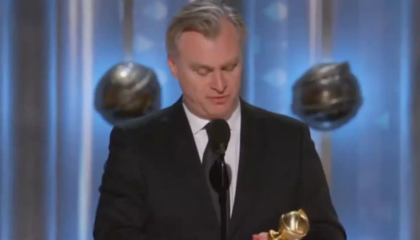 Christopher Nolan won the Best Director award at the Golden Globes.