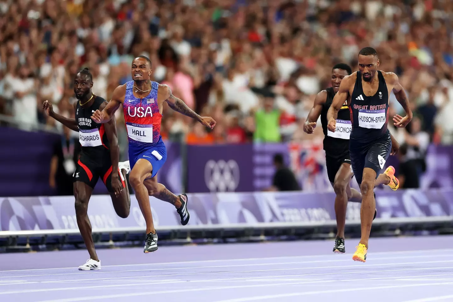 So close for Hudson-Smith (Michael Steele/Getty Images)