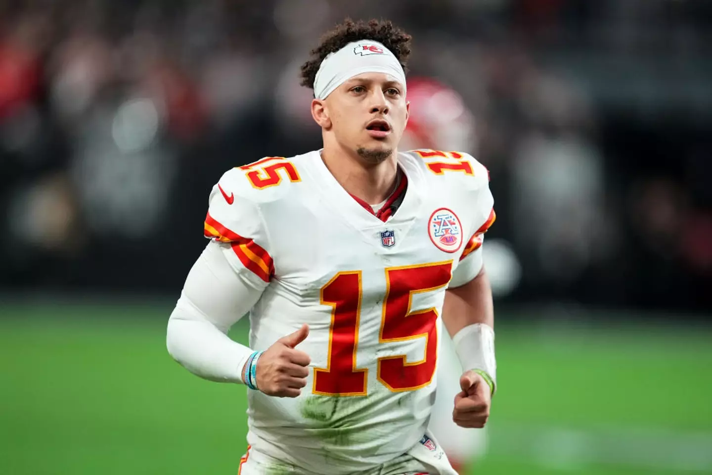 Patrick Mahomes will play for the Chiefs on Christmas Day, broadcast live on Netflix (Chris Unger/Getty Images)