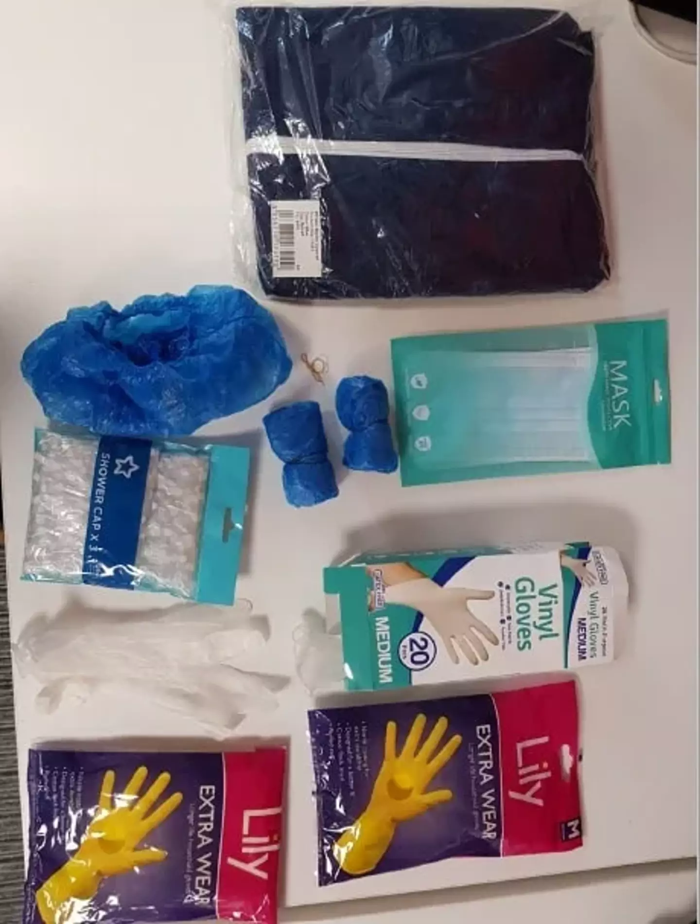 Police discovered George's kill kit.