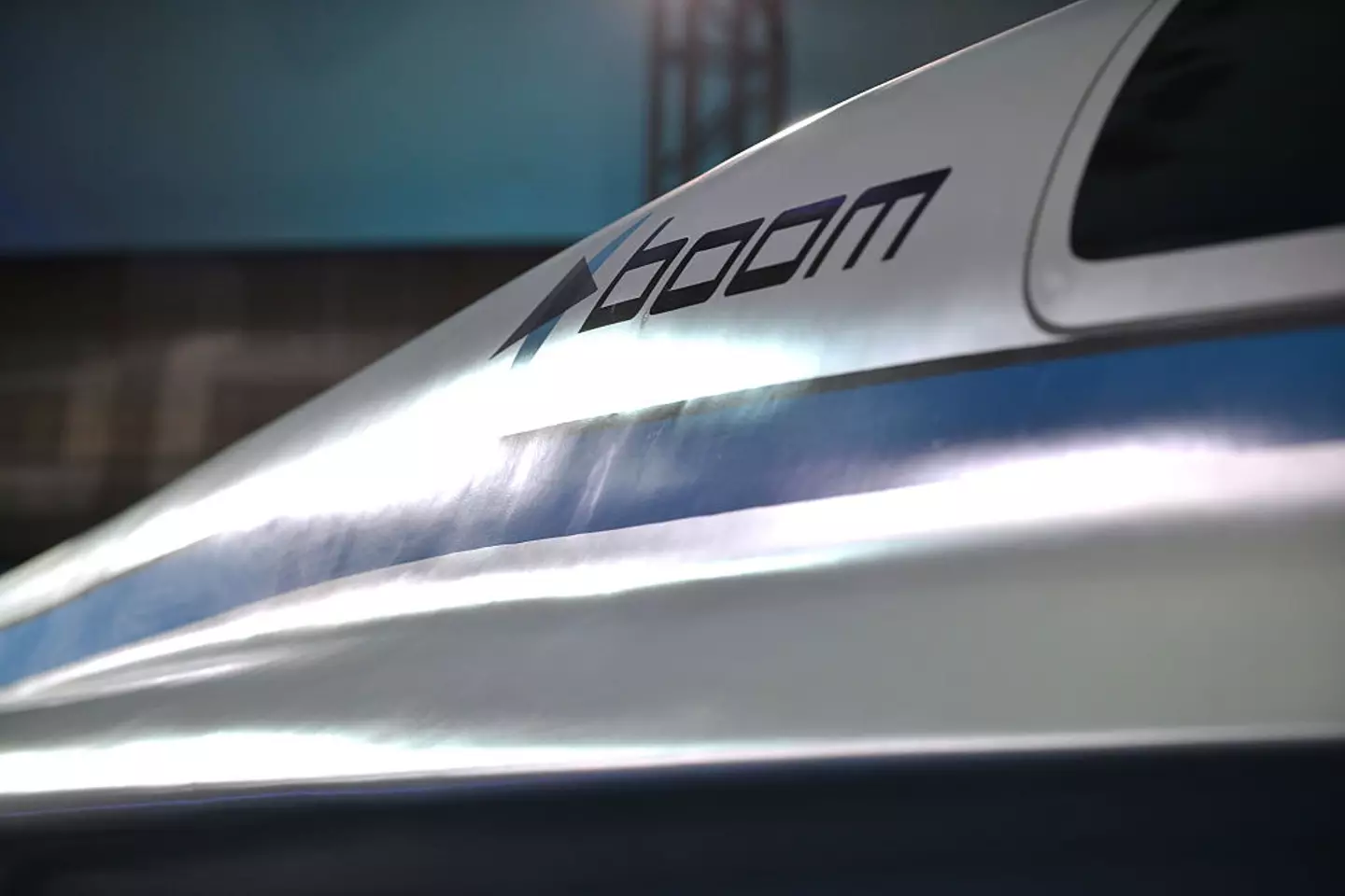 The XB-1 plane could represent a return to supersonic travel (Tom Cooper/Getty Images for Boom Technology)