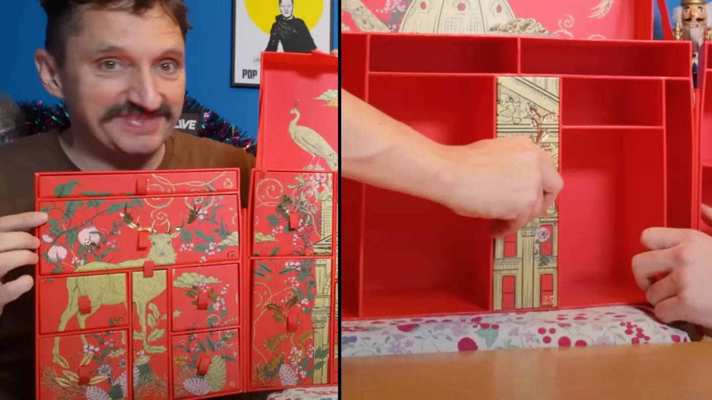 Man buys £250 advent calendar from Harrods and is baffled by what he finds inside