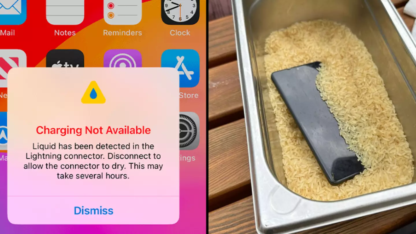 Apple issues official warning against putting your phone in rice