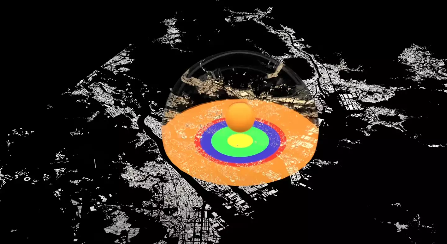 The 'Little Boy' bomb erupted over Hiroshima (YouTube/Modern Muscle)