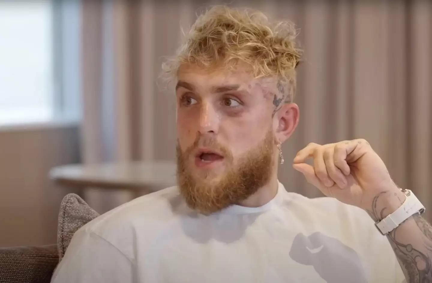 Jake Paul was shut down by his brother.