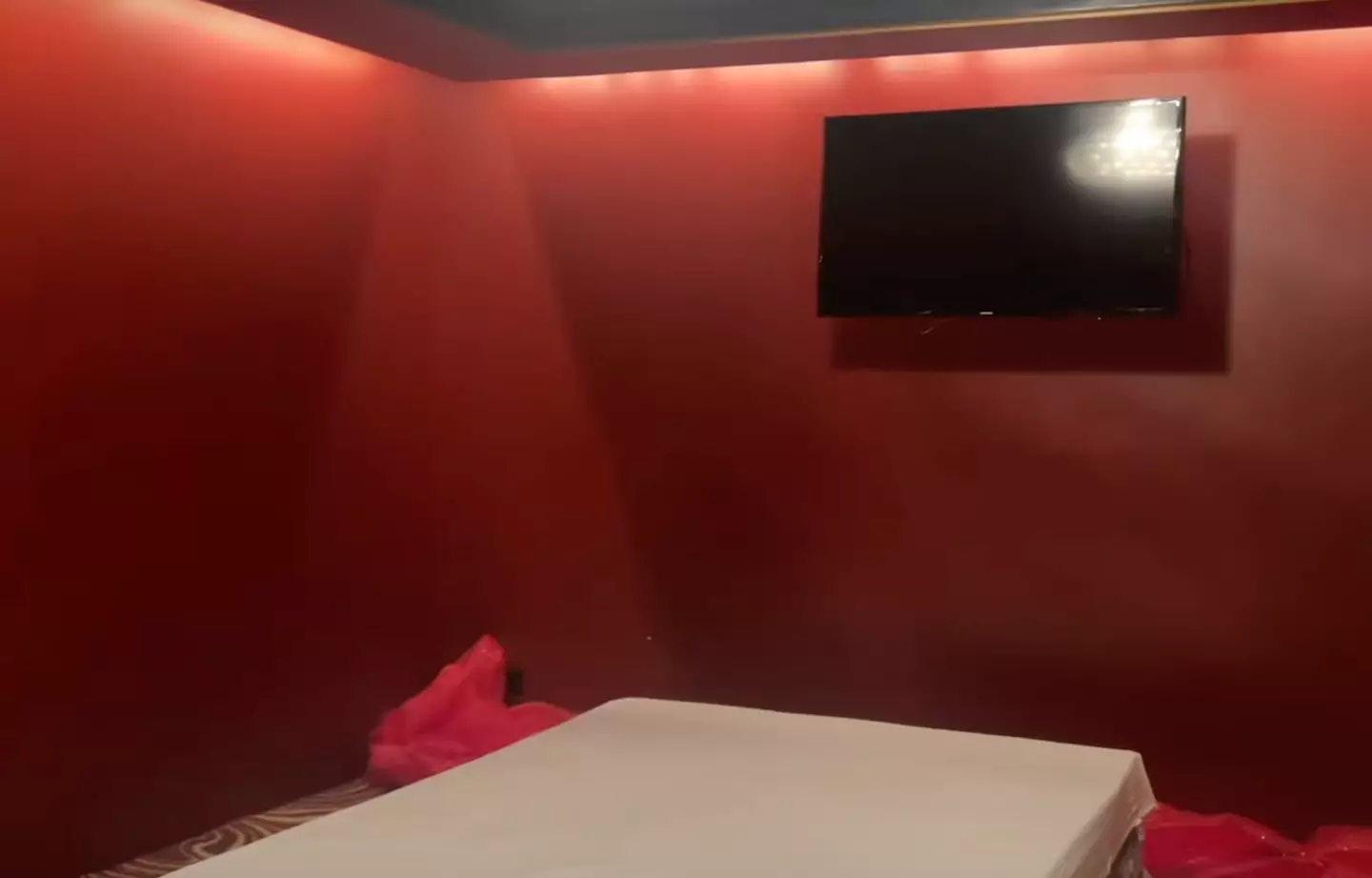 The couple also showed off the 'kink space' (YouTube/4OURPLAYofficial)