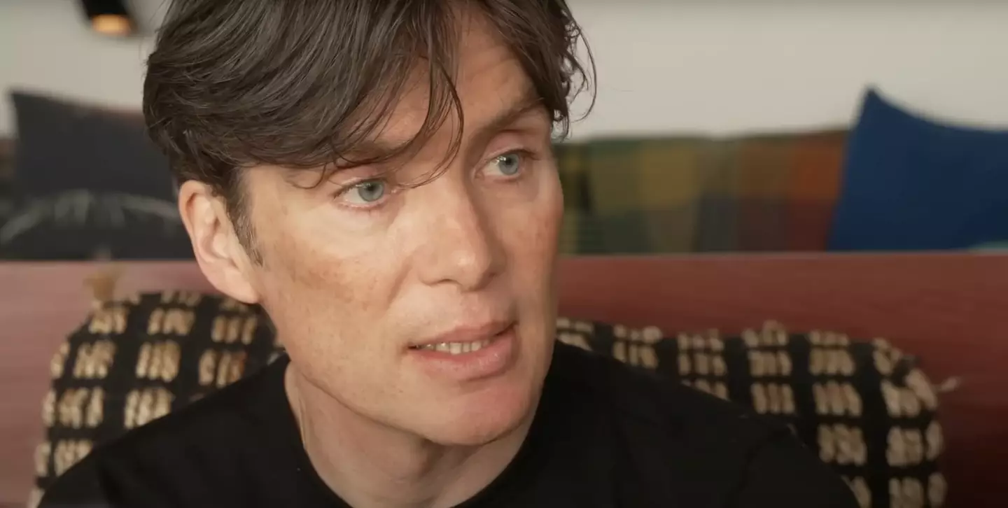 Cillian Murphy showed off his Oppenheimer script.