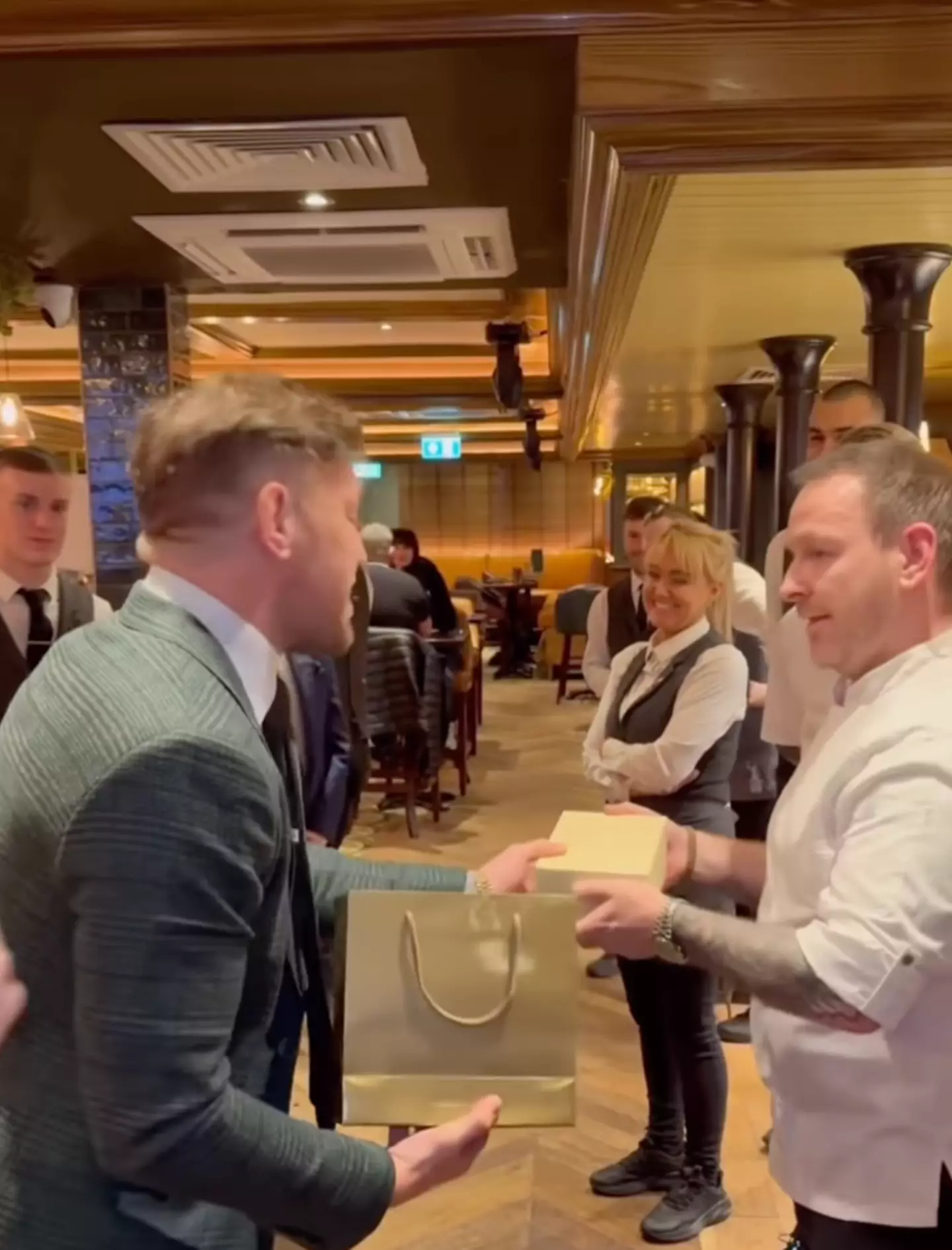 Conor McGregor gifted the employee a Rolex for their impressive achievement.