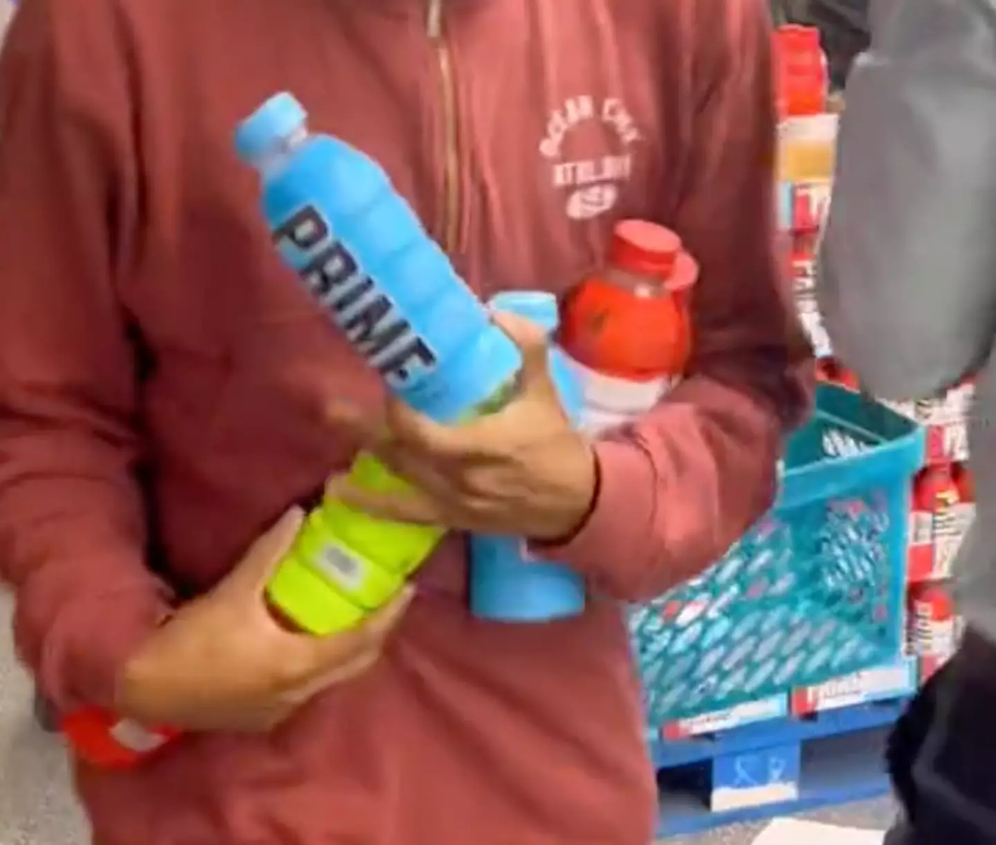 Shoppers in South Africa grabbed as much as they could carry.