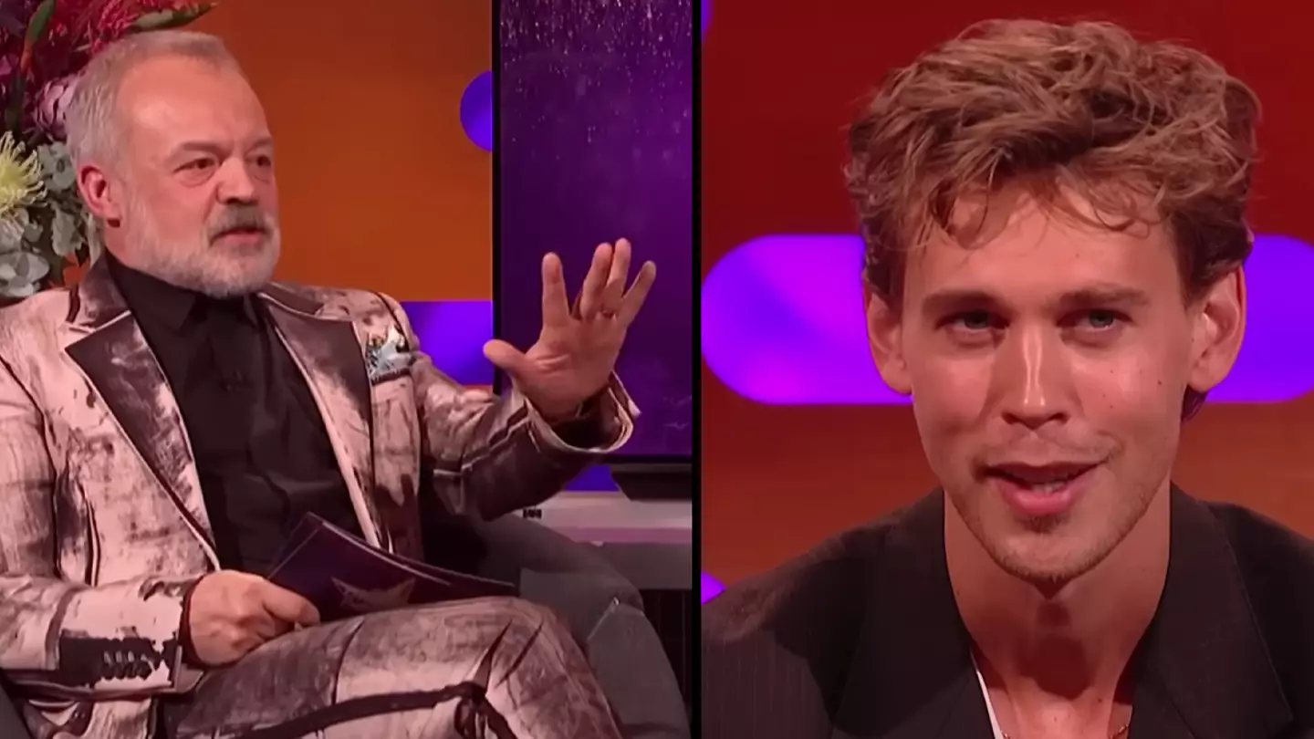 Graham Norton shuts Austin Butler down before he can do an Elvis impression